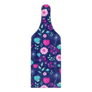 Niedlicher Blumenhintergrund Schneidebrett