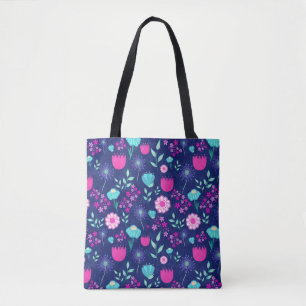 Niedlicher Blumenhintergrund Tasche