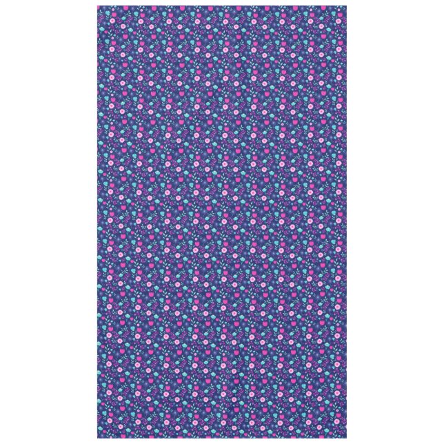 Niedlicher Blumenhintergrund Tischdecke (Vorderseite)