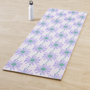 Niedlicher Blumenhintergrund Yogamatte