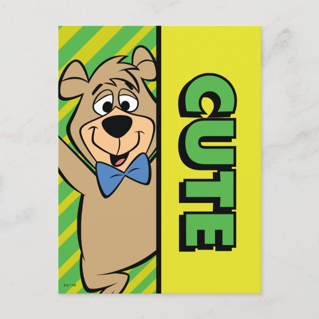 Niedlicher Boo-Boo-Bär Postkarte (Vorderseite)