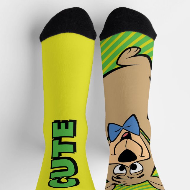 Niedlicher Boo-Boo-Bär Socken (Oben)