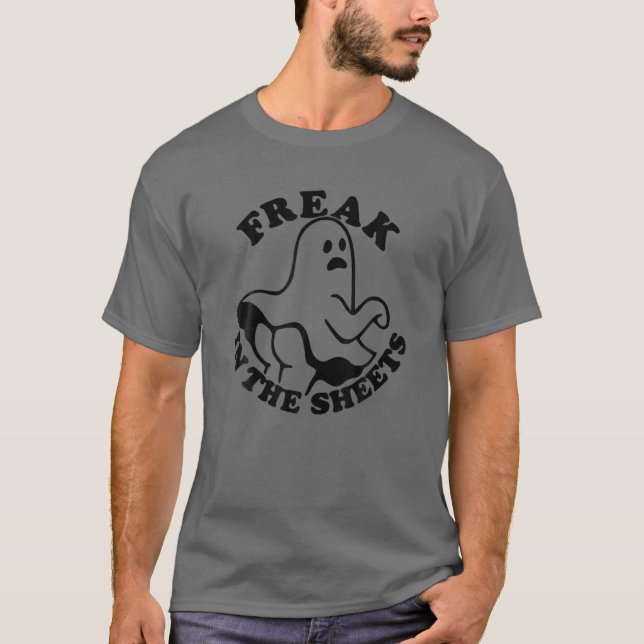 Niedlicher Bootfreak in den Blättern Funny Boo Hal T-Shirt (Vorderseite)