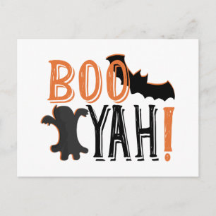 niedlicher Booyah-halloween Postkarte