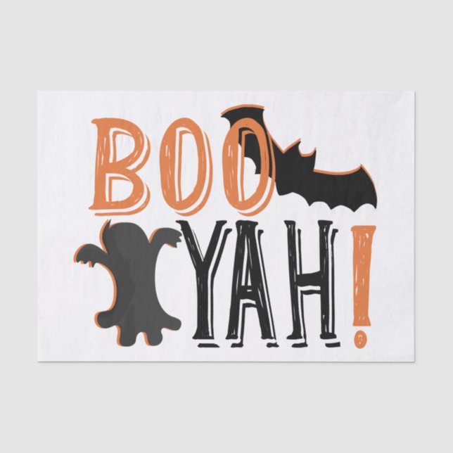 niedlicher Booyah-halloween Seidenpapier (Vorderseite)