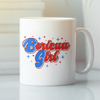 Niedlicher Boricua Girl Puerto Rico Rucksack Kaffeetasse