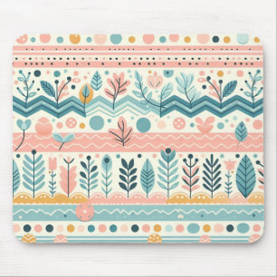 Niedlicher botanischer Schreibtisch Mousepad