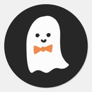 Niedlicher Boy Ghost Runder Aufkleber