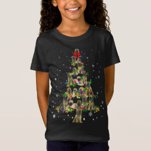 Niedlicher Briard Hund Weihnachtsbaum Dekoration W T-Shirt