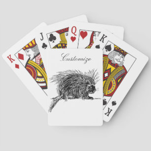 Niedlicher britischer Igel Thunder_Cove Spielkarten