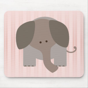 Niedlicher Brown-Elefant Mousepad