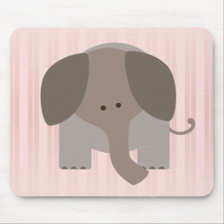 Niedlicher Brown-Elefant Mousepad