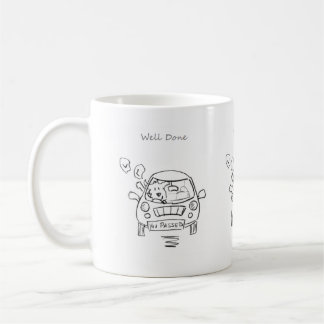niedlicher Brunnen getan auf dem Führen Ihres Kaffeetasse