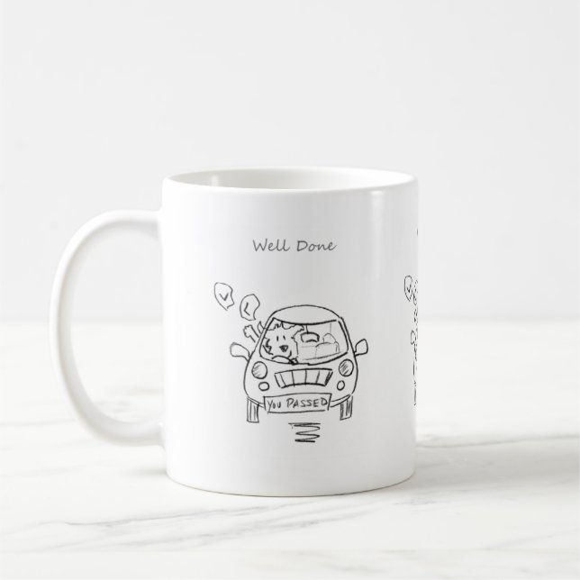 niedlicher Brunnen getan auf dem Führen Ihres Kaffeetasse (Links)