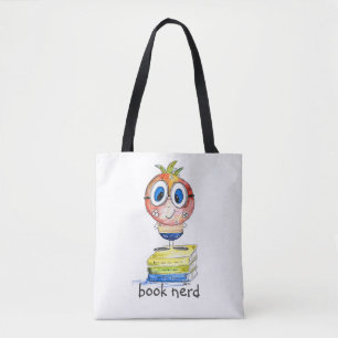 Niedlicher buchstäblicher Nerd Tasche