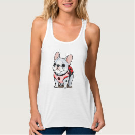 Niedlicher Bulldog Ladybug Tank Top