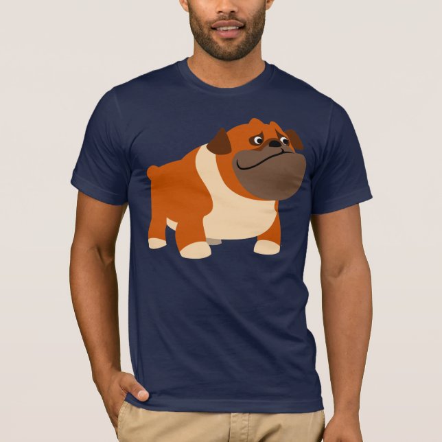 Niedlicher Bulldog-T - Shirt (Vorderseite)