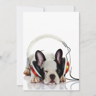 Niedlicher Bulldogin   English Bulldog Lover Feiertagskarte