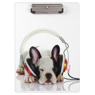 Niedlicher Bulldogin   English Bulldog Lover Klemmbrett