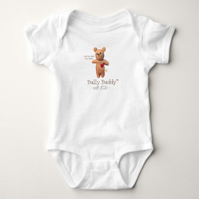 Niedlicher Bully Buddy Sei kein Bully Baby Strampler (Vorderseite)