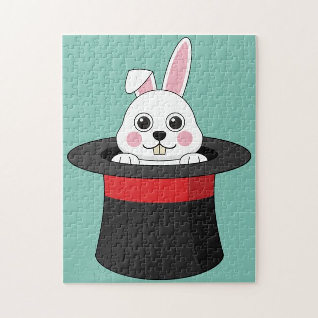 Niedlicher Bunny in Wizard Hat (Vertikal)