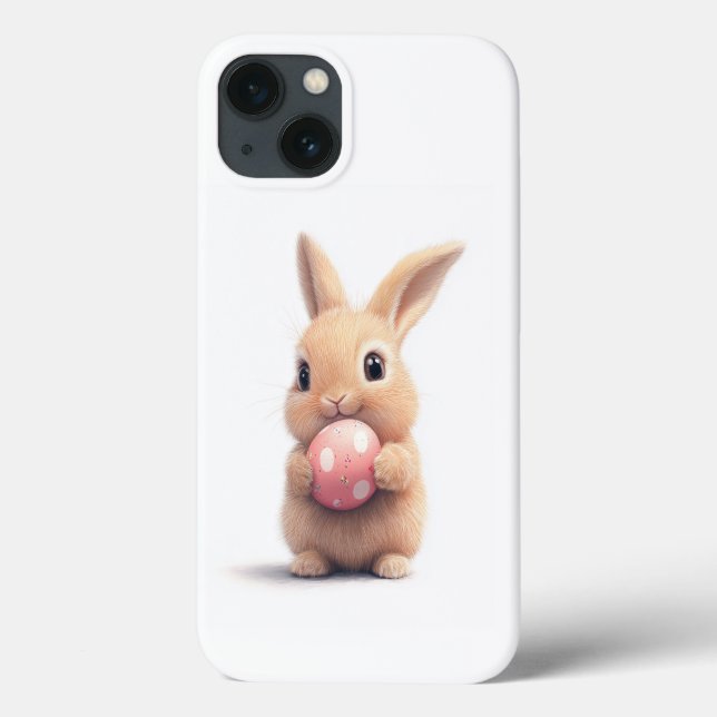 Niedlicher Bunny mit Ostereier-Gehäuse Case-Mate iPhone Hülle (Rückseite)
