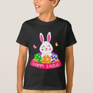Niedlicher Bunny Spring Hunt Eggs Rabbit Happy Oas T-Shirt