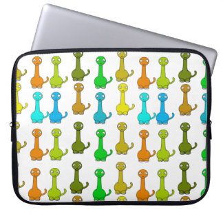 Niedlicher bunter Baby-Dinosaurierentwurf Laptopschutzhülle