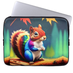Niedlicher Bunter Sitzender Eichhörnchen-75463 Laptopschutzhülle