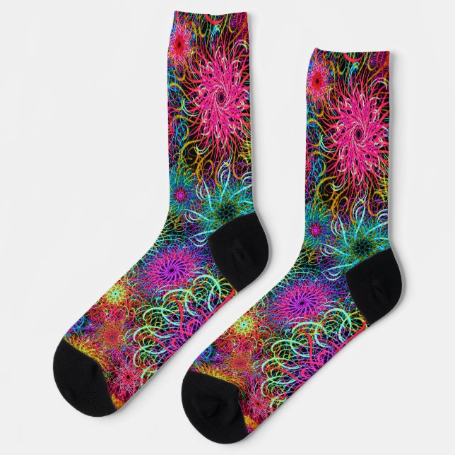 Niedlicher, bunter Tasse Schlüsselanhänger Socken (Linkes Detail)
