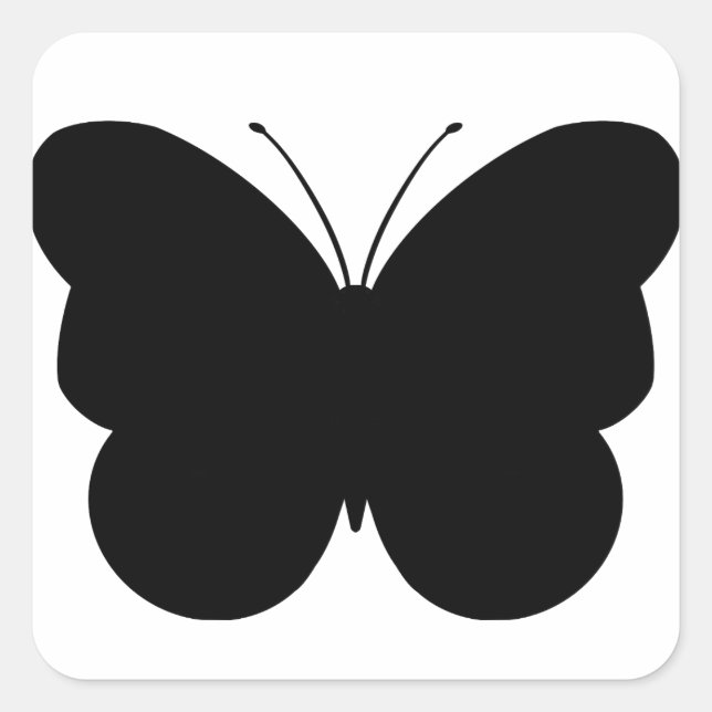 Niedlicher Butterfly Cut Sticker Decal (Vorderseite)