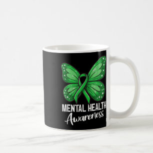 Niedlicher Butterfly Mental Health Awareness Warri Kaffeetasse