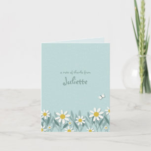 Niedlicher Butterfly-Notecard/Danke Dankeskarte
