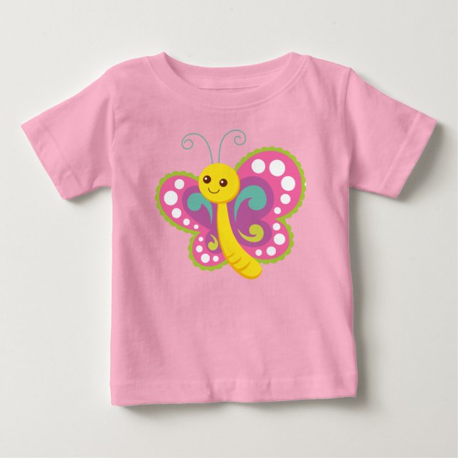 Niedlicher Butterfly-T - Shirt (Vorderseite)
