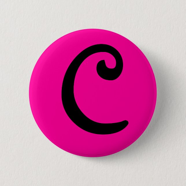 NIEDLICHER "C-" MONOGRAMM-KNOPF BUTTON (Vorderseite)