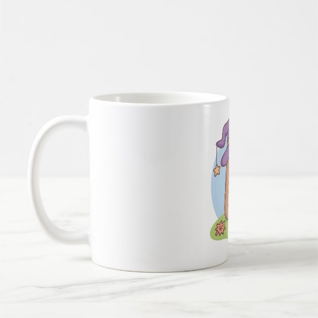 Niedlicher Capybara-Assistent und Squash-Halloween Kaffeetasse (Links)