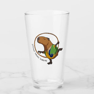 Niedlicher Capybara Rhythmische Gymnastik Hoop Car Glas