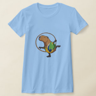 Niedlicher Capybara Rhythmische Gymnastik Hoop Car T-Shirt