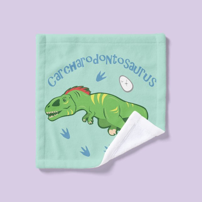 Niedlicher Carcharodontosaurus Waschlappen (Waschlappen)