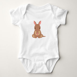 Niedlicher Cartoon Aardvark Geschenk Baby Strampler
