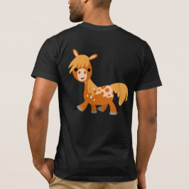 Niedlicher Cartoon Appaloosa Pony T - Shirt (hinte