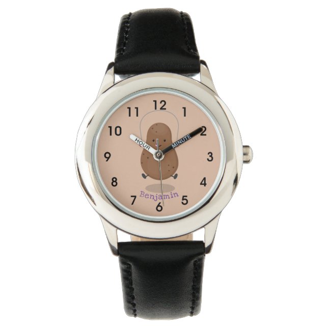 Niedlicher Cartoon Armbanduhr (Vorderseite)