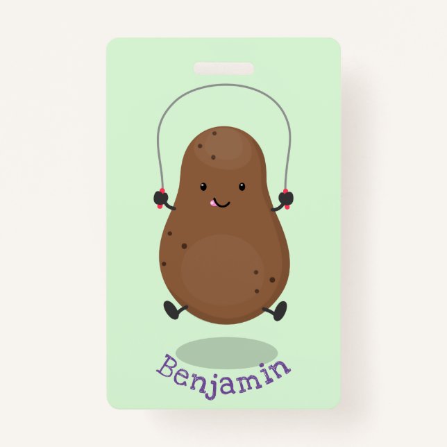 Niedlicher Cartoon Ausweis (Vorderseite)