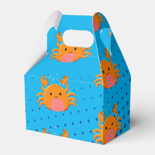 Niedlicher Cartoon Baby Crab Blue Ocean Geschenkschachtel