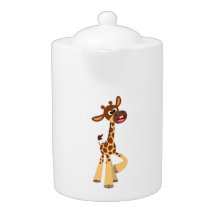 Niedlicher Cartoon Baby Giraffe Teapot