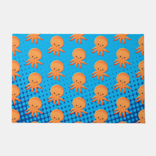 Niedlicher Cartoon Baby Octopus Fußmatte