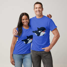 Niedlicher Cartoon Baby Orca T - Shirt