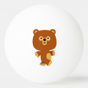 Niedlicher Cartoon Bären Ping Pong Ball Tischtennisball