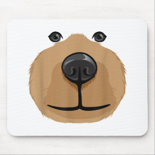 Niedlicher Cartoon Bärenvorderseite Kostüm Party Mousepad