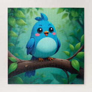 Niedlicher Cartoon Blue Bird